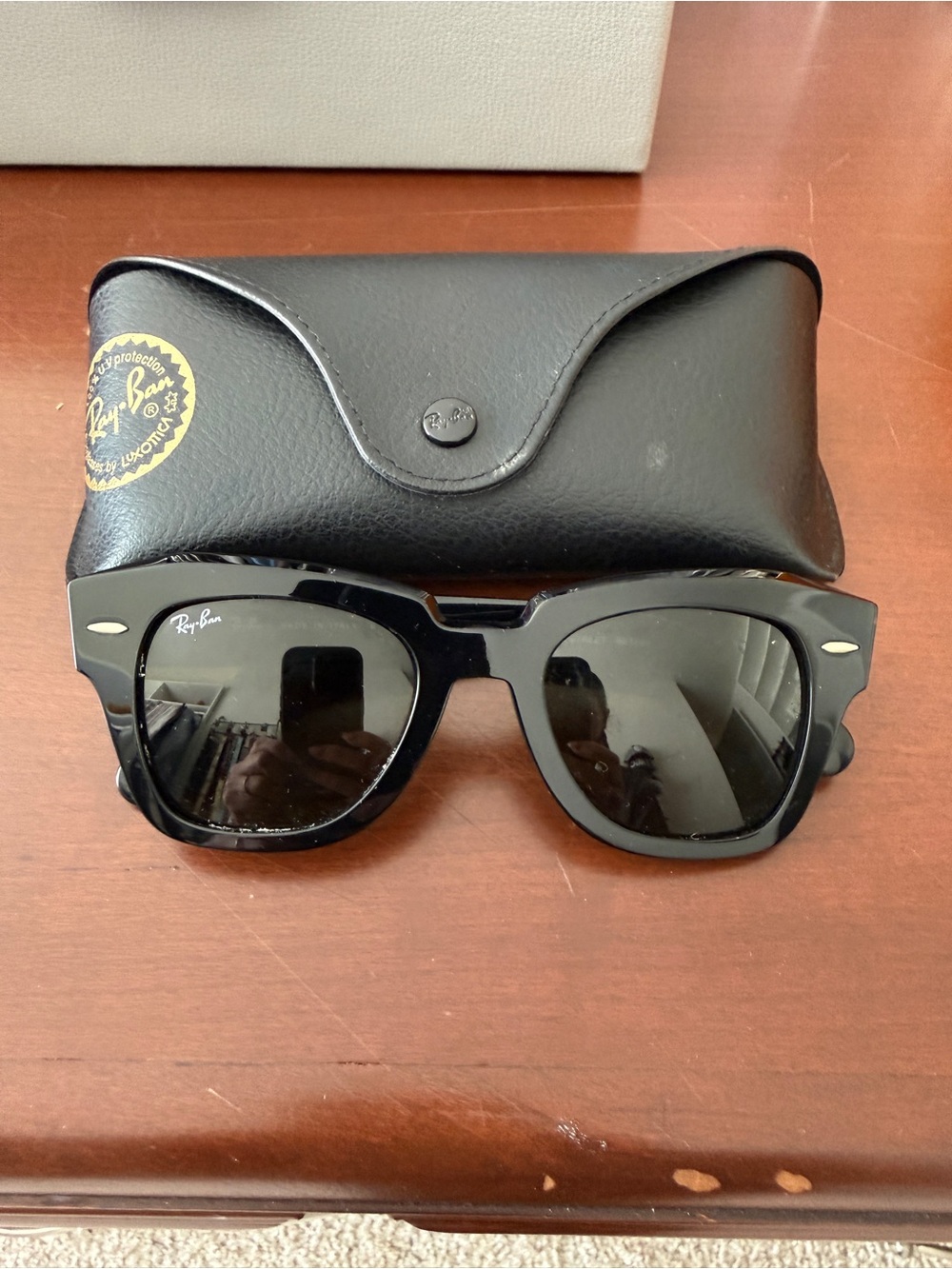 Ray-Ban RB2186 STATE STREET Unisex Sunglasses with Case